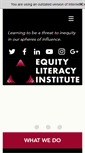 Mobile Screenshot of equityliteracy.org